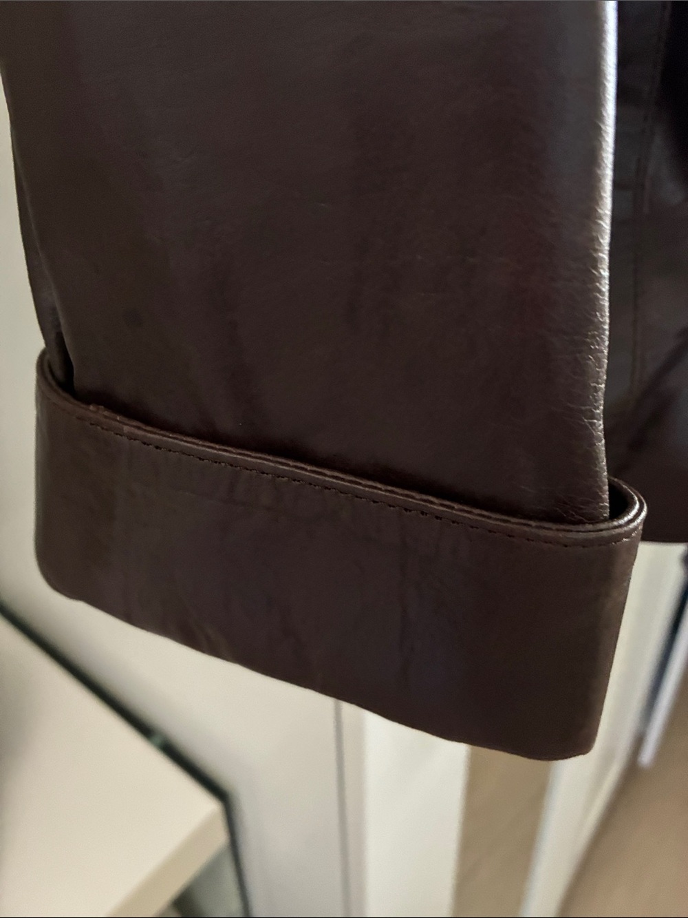 Jacket leather - Picture 7 of 9